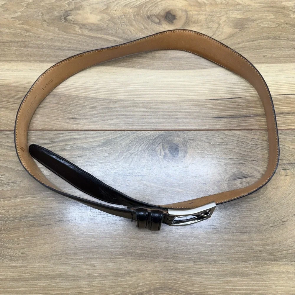 Martin Dingman Mens Belt Size 34/85 Black Genuine Coachman Leather